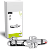 Aqua-Su "Rome" Thermostat-Wannenarmatur (chrom)